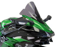 Kawasaki H2 SX SE  18-2022 Airflow Dark Tint EXTRA HIGH BUBBLE SCREEN by Powerbronze.