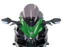 Kawasaki H2 SX SE  18-2022 Airflow Dark Tint EXTRA HIGH BUBBLE SCREEN by Powerbronze.