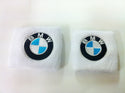 BMW White Motorcycle Front & Rear Brake Master Cylinder Shrouds, Socks, Covers MBB