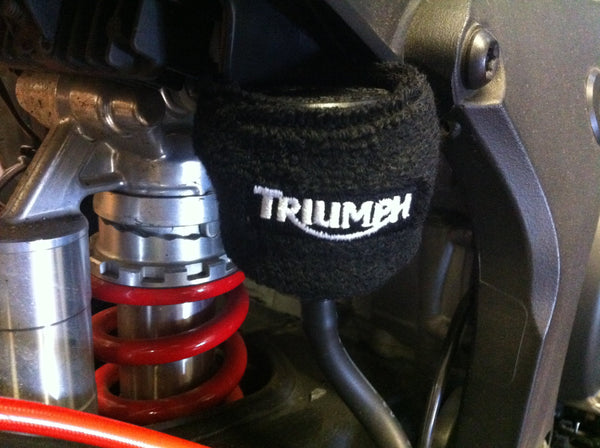 Triumph Front & Rear Brake Reservoir Shrouds Socks Cover MBB