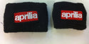 Aprilia Black Motorcycle Front & Rear Brake Master Cylinder Shrouds Socks Cover MBB