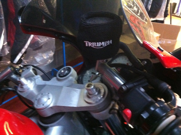 Triumph Front & Rear Brake Reservoir Shrouds Socks Cover MBB