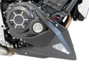Fits Honda CB1000R   2018-2024  Belly Pan   Black with Silver  Mesh by powerbronze