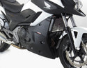 Honda VFR700X 2012-2014   Fairing Lowers Matt Black with Silver Mesh RRP £331