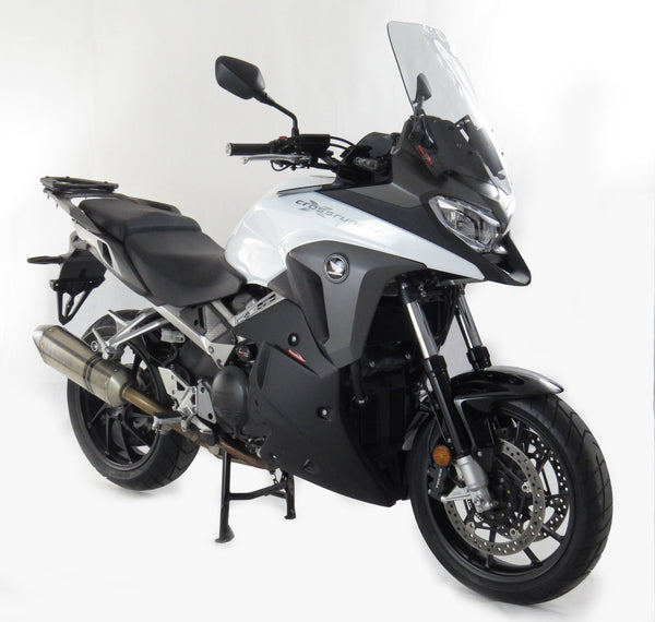 Fits Honda NT1100 ,22-2024 (for non-DCT models) Fairing Lowers Gloss Black with Silver Mesh RRP £250
