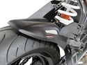 KTM RC125 & RC390  15-2023 Gloss Black & Silver Mesh Rear Hugger by Powerbronze