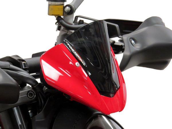 Ducati Monster 950 Plus   21-2023 Airflow Dark Tint DOUBLE BUBBLE SCREEN by Powerbronze