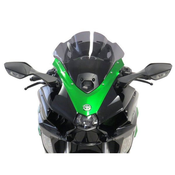 Kawasaki H2 SX & SE  2023 >  Airflow Dark Tint DOUBLE BUBBLE SCREEN by Powerbronze.