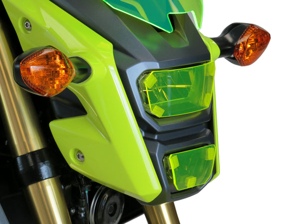 Fits Honda MSX125 GROM   16-2020 (2 pce)  YELLOW Headlight Protectors Powerbronze RRP £36