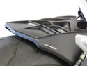 Triumph Street MOTO2  2023 >  Gloss Black & Silver Mesh Rear Hugger by Powerbronze