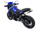 Yamaha MT-09 & FZ-09  17-2020 Gloss Black & Silver Mesh Rear Hugger by Powerbronze .