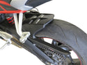 Triumph Street MOTO2  2023 >  Matt Black & Silver Mesh Rear Hugger by Powerbronze