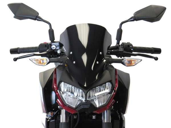 Kawasaki Z500/SE  2024  Frosted Stealth Grey  (330mm High) Light SCREEN Powerbronze.