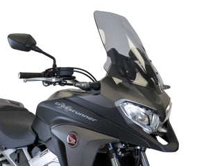 Fits Honda VFR800X Crossrunner   17-2021  Clear  Flip/Tall SCREEN Powerbronze.