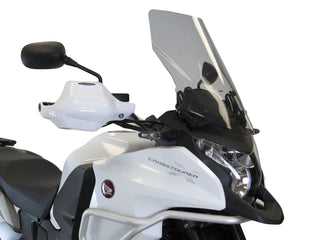 Fits Honda VFR1200X Crosstourer  16-2023 Dark Tint 505mm Flip/Tall SCREEN Powerbronze.