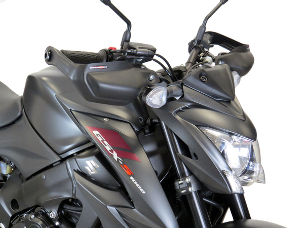 Suzuki GSX-S1000 GT  22-2024  Matt Black Handguard/Wind Deflectors Powerbronze