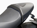 Triumph Trident 660  21-2025  Gloss Black & Silver Mesh Seat Cowl Seat Hump Powerbronze RRP £90