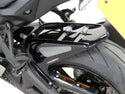 Kawasaki ZH2  20-2023  Gloss Black & Silver Mesh Rear Hugger by Powerbronze