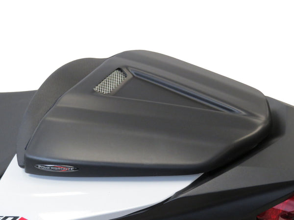 Honda CB750 Hornet 2023 >  Matt Black & Silver Mesh Seat Cowl Seat Hump Powerbronze RRP £90