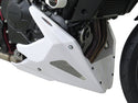 Fits Honda XL750 Transalp 2023 > Belly Pan   Gloss White & Silver Mesh by powerbronze...