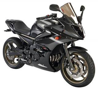 Yamaha XJ6 Diversion 09-2014 Fairing Lowers Gloss Black & Silver Mesh by Powerbronze RRP £239 MBB