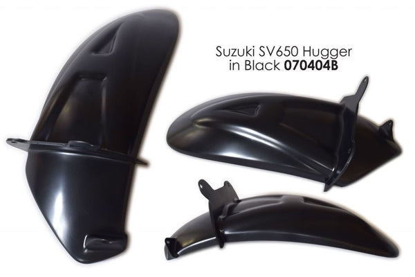 Suzuki  SFV 650 Gladius 09-2016  Gloss Black Hugger by Pyramid Plastics