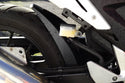 Honda CBR500R 2013-2021 Rear Wheel MATT Black Hugger by Pyramid Plastics