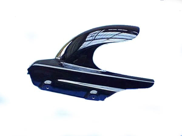 Yamaha TRX850 1995-2000  Gloss Black Hugger by Pyramid Plastics