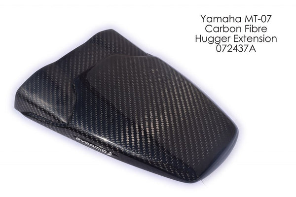 Yamaha MT-07 FZ-07 & XSR700 13>  Carbon Hugger Fender Extension Stick Fit
