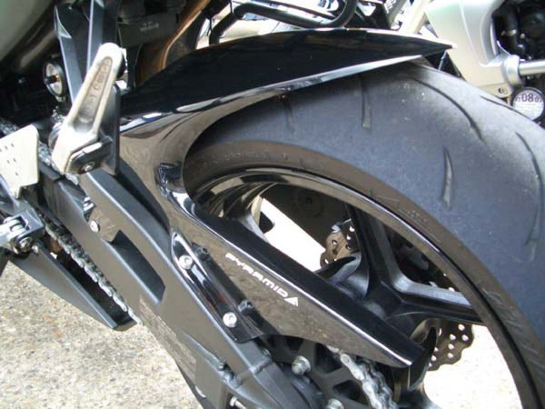 Kawasaki ZX636  07-2009 Gloss Black Hugger by Pyramid Plastics