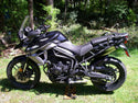 Triumph Tiger 800 XC/XCX /XCA/LOW  2011> Gloss Black Hugger by Pyramid Plastics