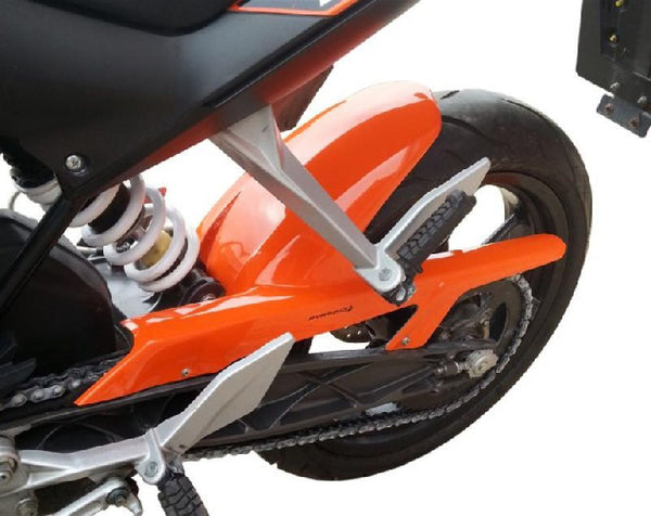 KTM Duke 125/200/390 2012 > Gloss Orange Hugger by Pyramid Plastics