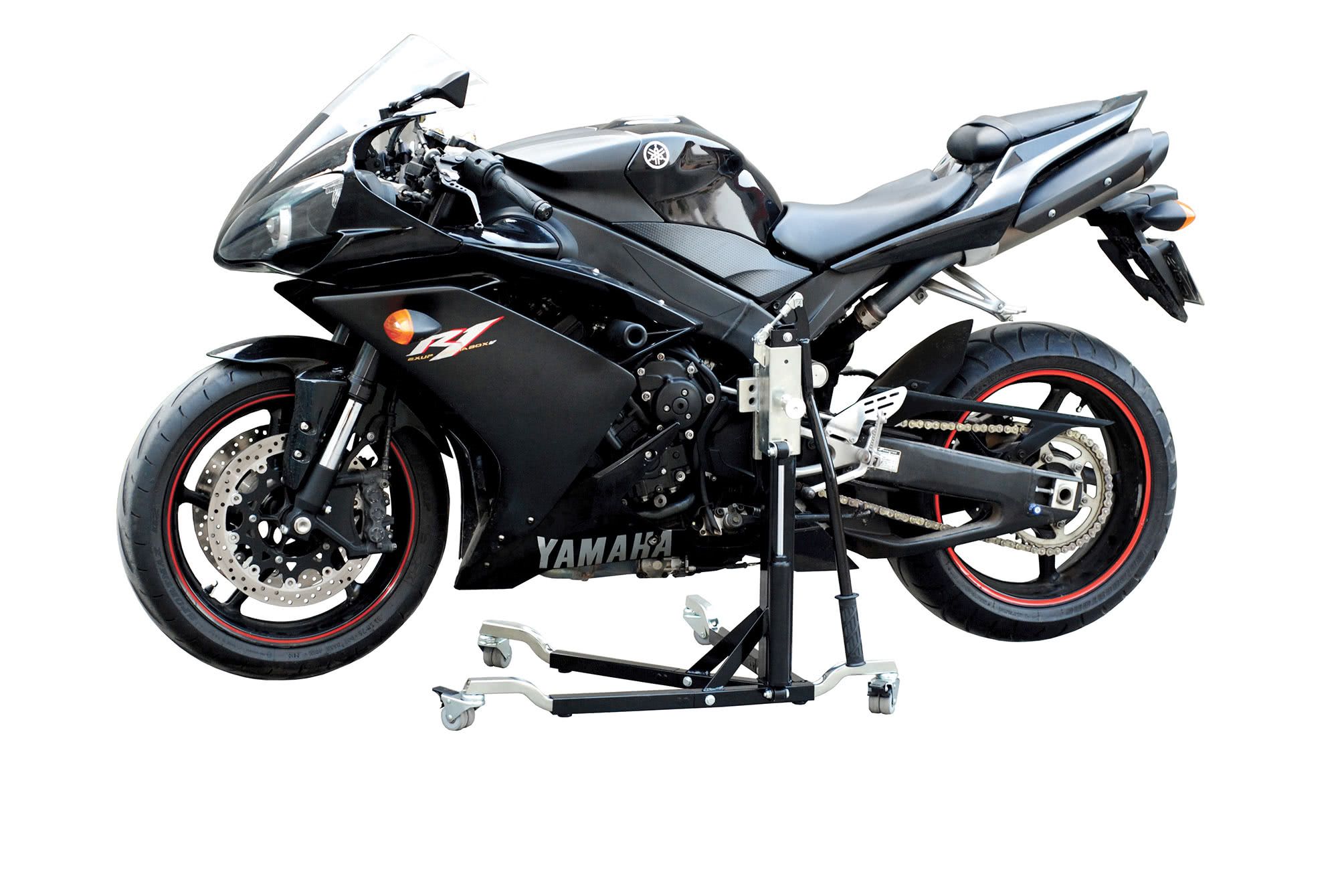 Automatic Riser Stand BikeTek Riser Stand for BMW S1000RR 2015-2019 models. | STP Racing Products