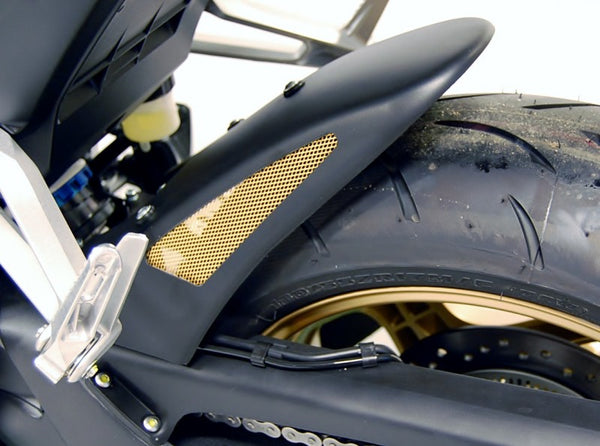 Honda CB1000R  08-2017 Black & Silver Mesh Rear Hugger by Powerbronze