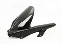 Kawasaki ZX10-R   06-2007 Carbon Look & Silver Mesh Rear Hugger by Powerbronze