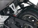 Kawasaki Z750 2007-2011 Gloss Black & Silver Mesh Rear Hugger by Powerbronze