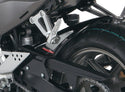 Kawasaki Z750S 2004-2007 Gloss Black & Silver Mesh Rear Hugger by Powerbronze
