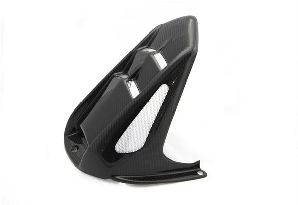 Kawasaki ZX10-R   11-2023 Carbon Look & Silver Mesh Rear Hugger by Powerbronze