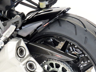 Kawasaki Ninja 1000SX  20-2024  Gloss Black & Silver Mesh Rear Hugger Powerbronze