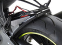 Kawasaki ZX6-R   13-2020 Carbon Look & Silver Mesh Rear Hugger by Powerbronze