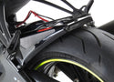 Kawasaki ZX6-R   13-2020  Matt Black & Silver Mesh Rear Hugger by Powerbronze
