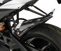 Suzuki GSXR1000  2009-2016  Rear Hugger by Powerbronze  Gloss Black & Silver Mesh