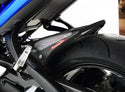 Suzuki GSX-S1000  2015-2022 Gloss Black & Silver Mesh Rear Hugger by Powerbronze