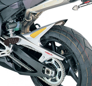 Yamaha YZF-R1 04-2006  Rear Hugger by Powerbronze Carbon Look & Silver Mesh