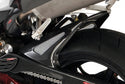 Yamaha YZF-R1 09-2014  Rear Hugger by Powerbronze Gloss Black & Silver Mesh