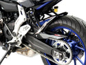 Yamaha MT-07 & FZ-07 14-2023 Rear Hugger by Powerbronze Matt Black & Silver Mesh