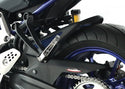 Yamaha XSR 700 2016-2023 Rear Hugger by Powerbronze Carbon Look & Silver Mesh