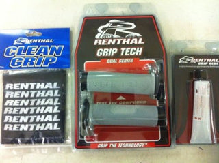 Renthal Thick Road Race Dual Compound Grips,Glue & Covers (32mm dia) G176/G190/101
