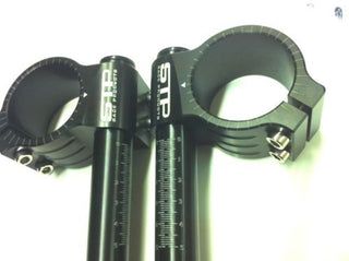 Clip-Ons handlebars 52mm STP Tek2 Calibrated road race black anodised  MBB