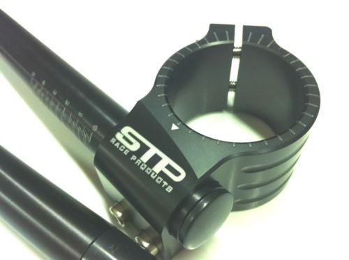 48mm STP Tek2 Calibrated road race black anodised Clip-Ons handlebars  SRP